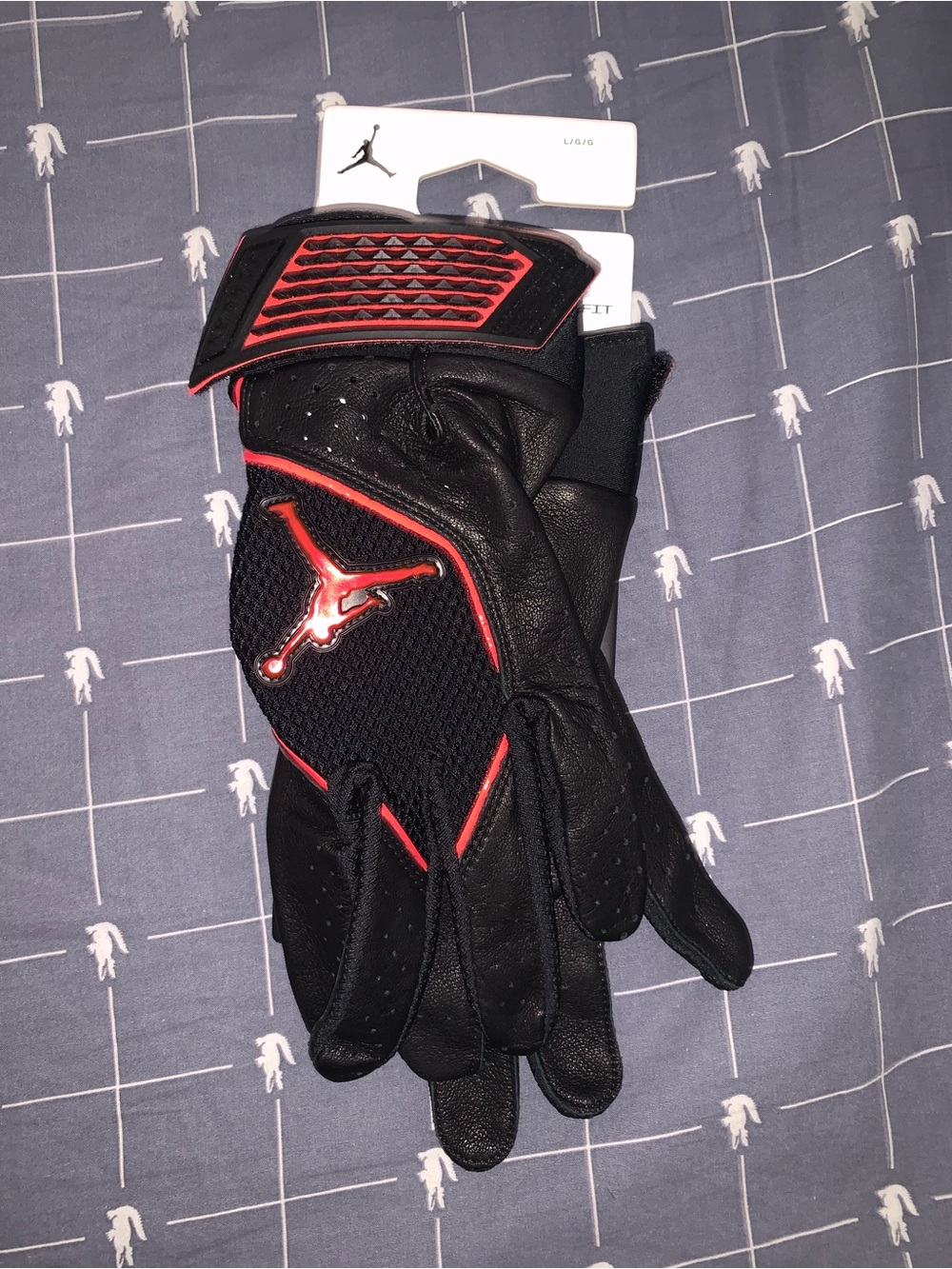 Nike Air Jordan Fly Elite Baseball Batting Gloves FV5474-070 Size: Large
